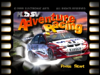 HSV Adventure Racing title screen for Nintendo 64